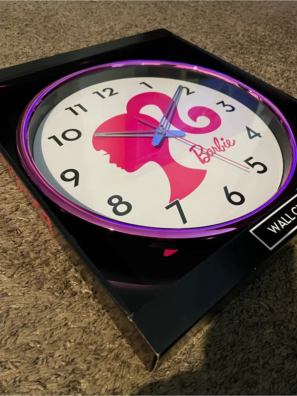 New Barbie wall clock